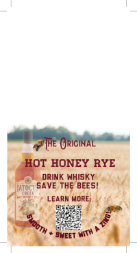 Hot Honey Rye Shelf Talker