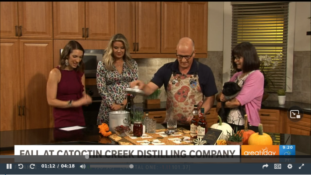 Scott and Becky (and Otto) on WUSA9