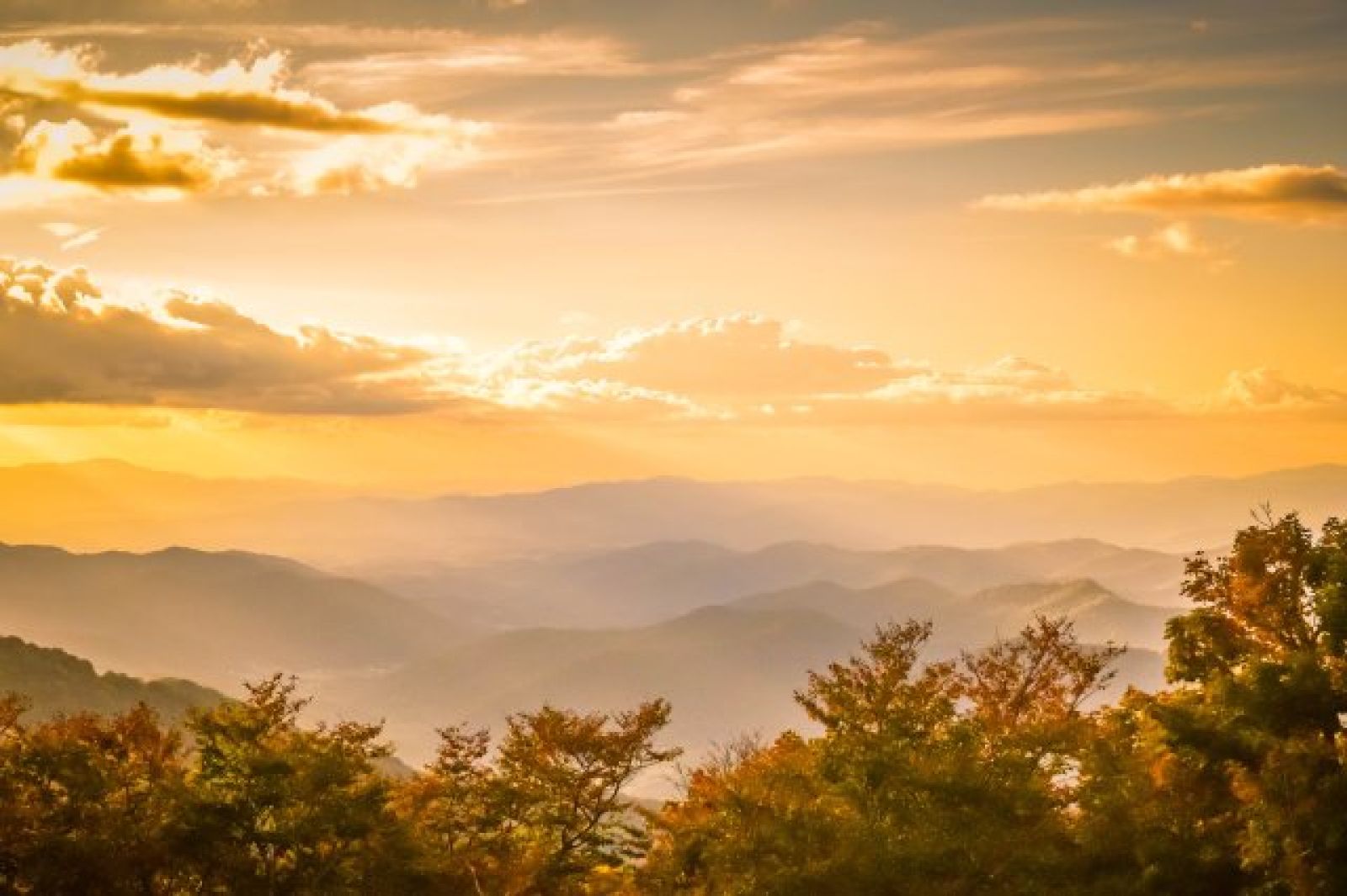 Virginia Mountains Sunset